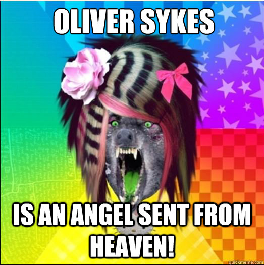 OLIVER SYKES IS AN ANGEL SENT FROM HEAVEN!  Scene Wolf