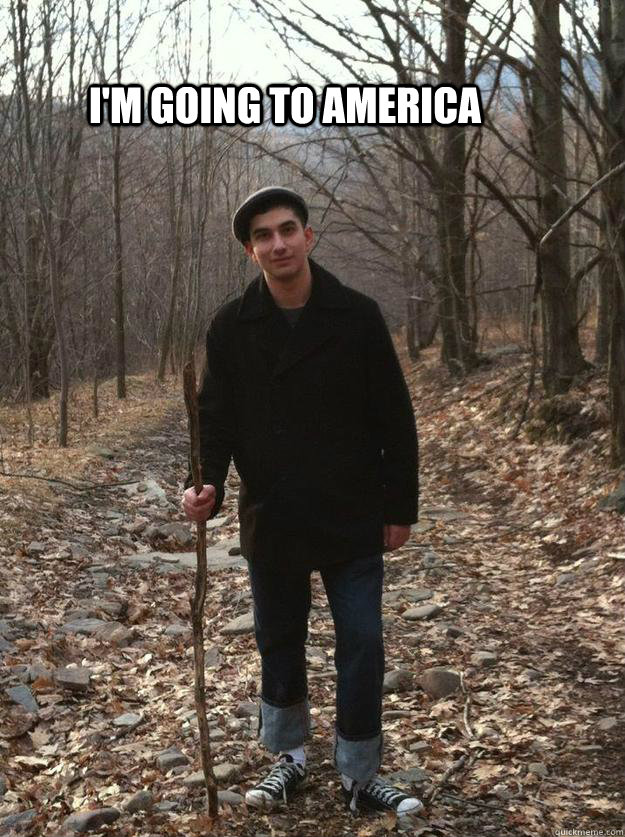 I'm going to america  - I'm going to america   Fake Hobbit