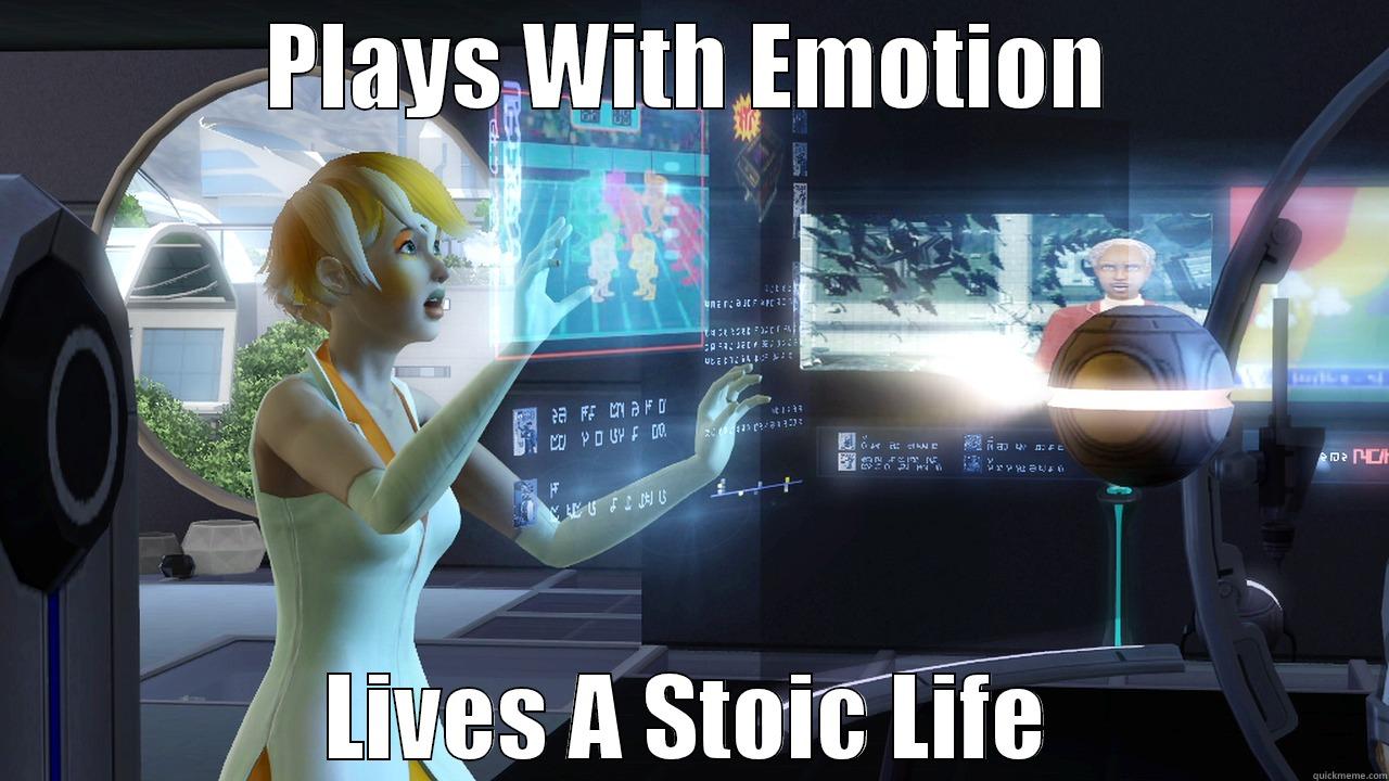 PLAYS WITH EMOTION LIVES A STOIC LIFE Futurama Fry