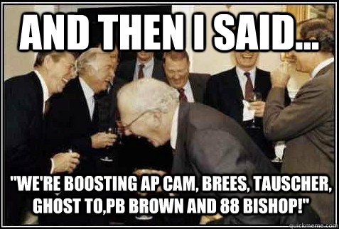 and then i said... 