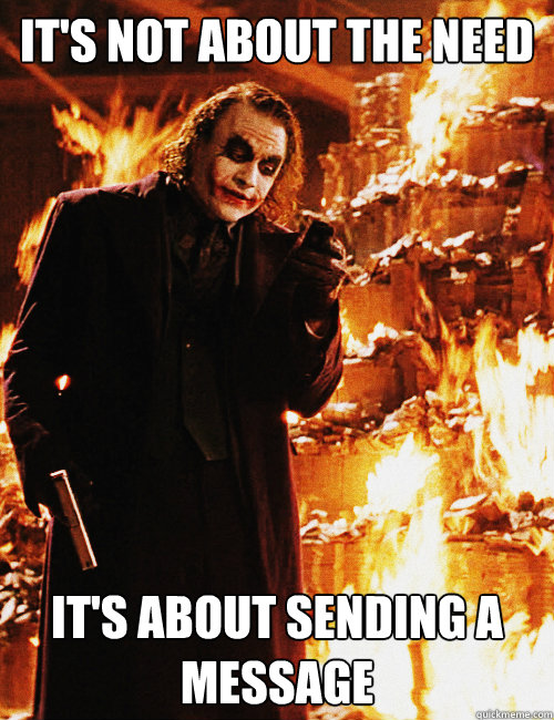 It's not about the need It's about sending a message - It's not about the need It's about sending a message  Misc
