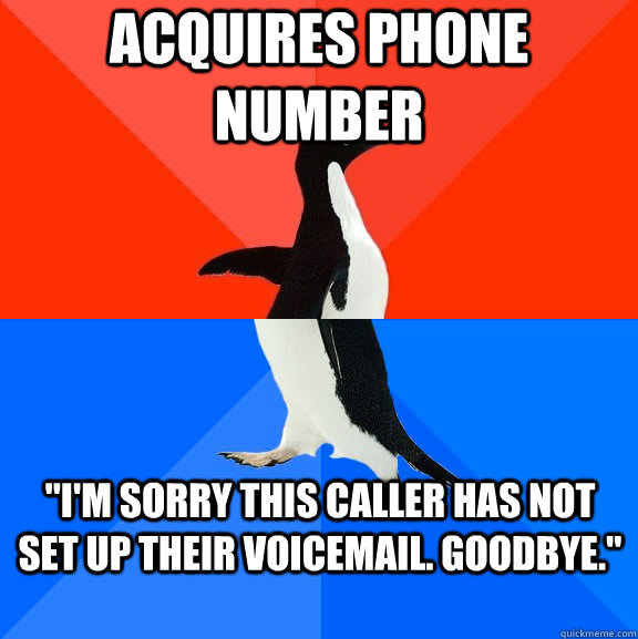 acquires phone number 