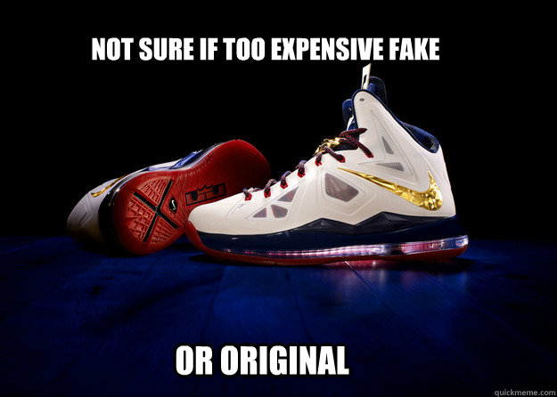 NOT SURE IF TOO EXPENSIVE FAKE OR ORIGINAL - NOT SURE IF TOO EXPENSIVE FAKE OR ORIGINAL  NIKE LEBRON X