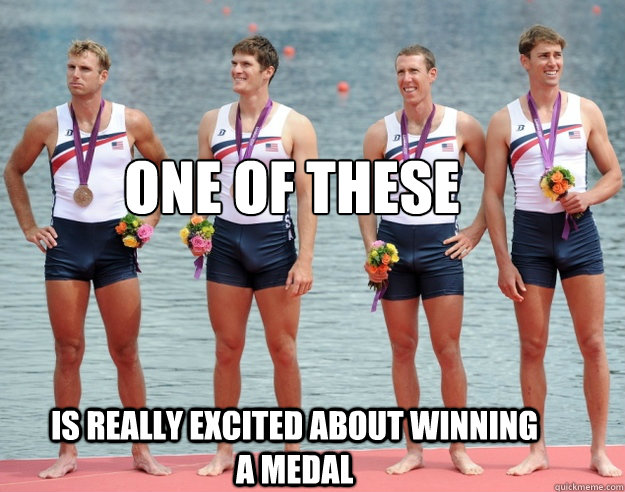 One Of These 
 Is REALLY EXCITED ABOUT WINNING A MEDAL  OLYMPIC HARDON
