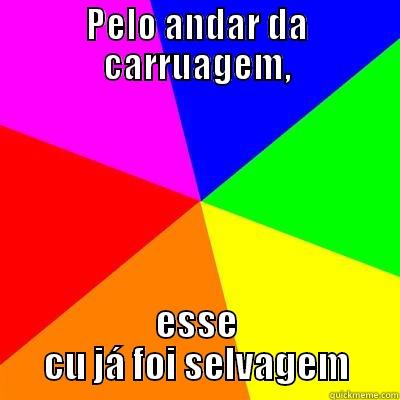 PELO ANDAR DA CARRUAGEM, ESSE CU JÁ FOI SELVAGEM Misc