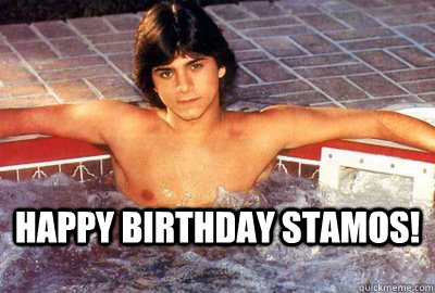  Happy Birthday Stamos!  Hot Tub John Stamos