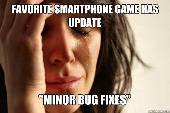 Favorite smartphone game has update 