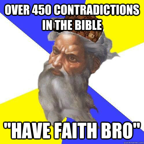 Over 450 contradictions in the bible 
