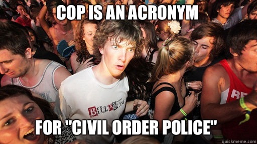 cop is an acronym for 
