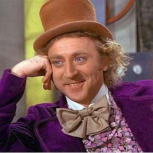 SO YOU CALL YOUR OWN SELF CUPCAKE? HOW ABOUT BAKERY?  SEEM YOU'VE HAD THE WHOLE PIECE OF THE PIE INCLUDING CREAM FILLING. Condescending Wonka