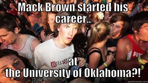 Mack Brown OU - MACK BROWN STARTED HIS CAREER.. AT THE UNIVERSITY OF OKLAHOMA?! Sudden Clarity Clarence