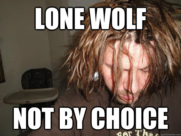 lone wolf not by choice - lone wolf not by choice  emo white rasta