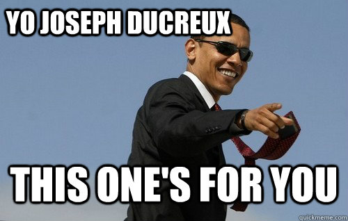 Yo Joseph Ducreux This one's for you  Obamas Holding