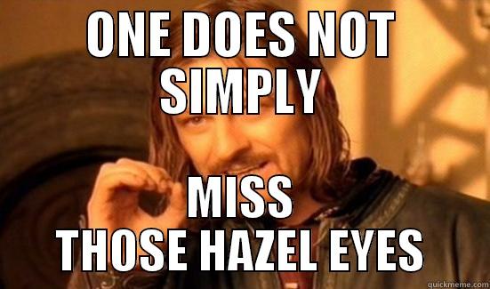 ONE DOES NOT SIMPLY MISS THOSE HAZEL EYES Boromir