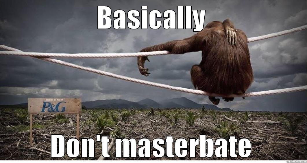 BASICALLY DON'T MASTERBATE Misc