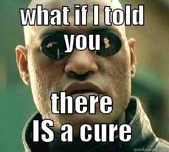 WHAT IF I TOLD YOU THERE IS A CURE Matrix Morpheus