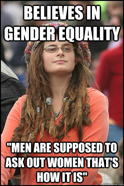 Believes in gender equality 