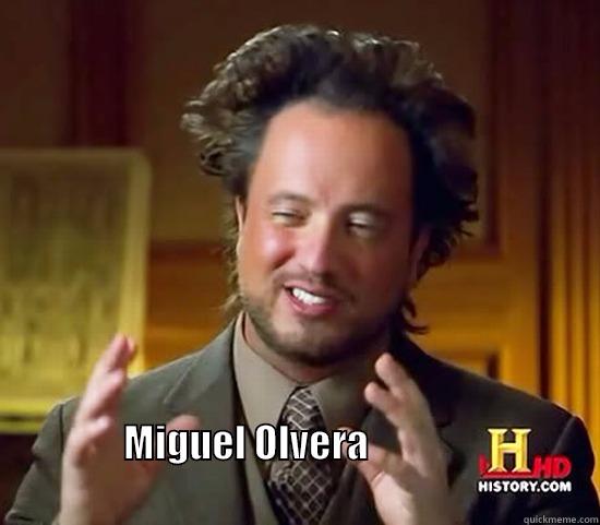 Miguel vs aliens -  MIGUEL OLVERA                                                                                            Ancient Aliens