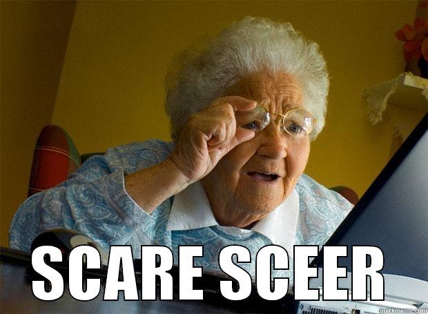   SCARE SCEER Grandma finds the Internet