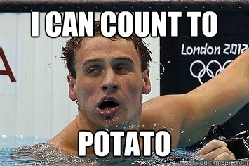 I can count to Potato  Ryan Lochte Count To Potato