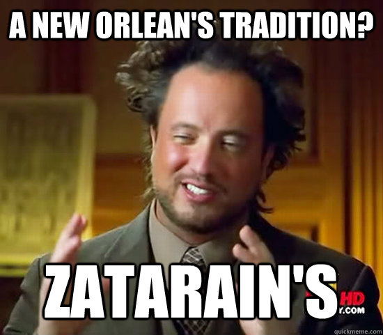 a new orlean's tradition? zatarain's  Ancient Aliens