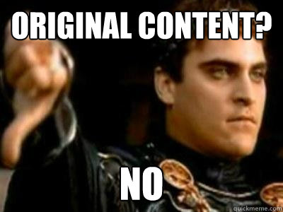 Original content? No  Downvoting Roman