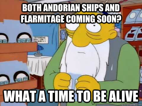 both andorian ships and flarmitage coming soon? what a time to be alive  Moon Pie Jasper