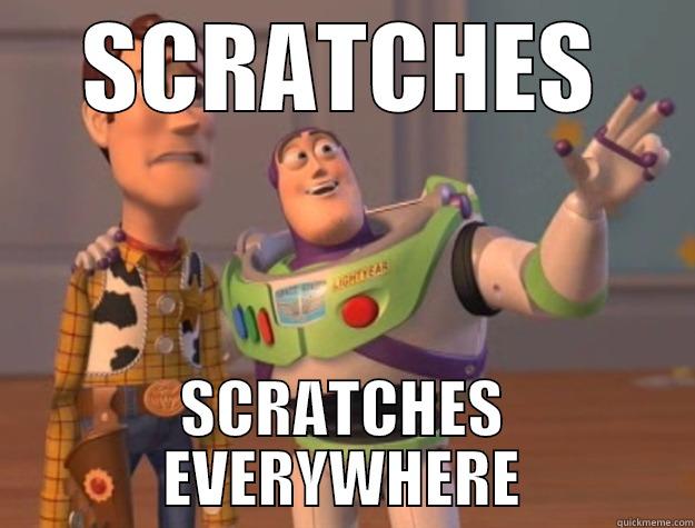 SCRATCHES SCRATCHES EVERYWHERE Toy Story