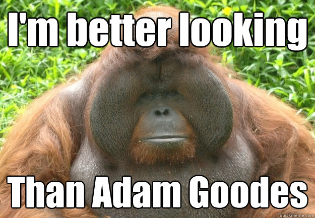 I'm better looking Than Adam Goodes  Adam Goodes