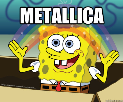 metallica  Spongebob rainbow