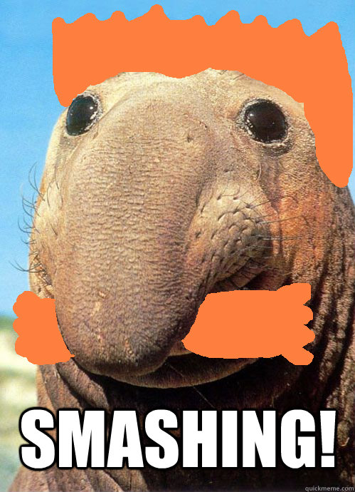 SMASHING! - SMASHING!  Nigel Elephant Seal