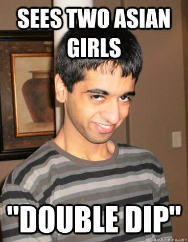 Sees two asian girls 