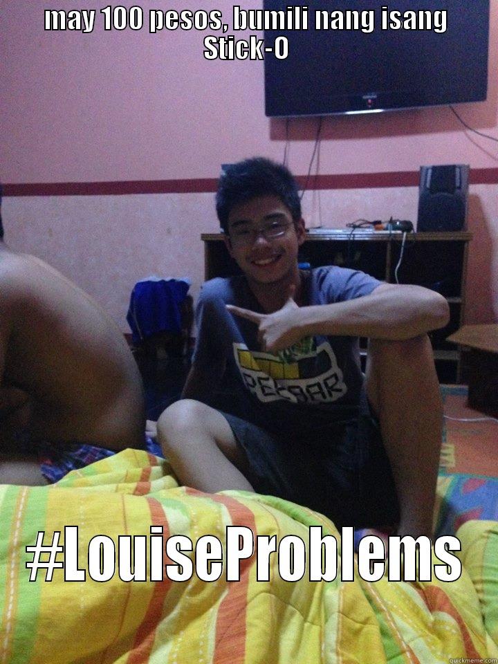 MAY 100 PESOS, BUMILI NANG ISANG STICK-O #LOUISEPROBLEMS Misc