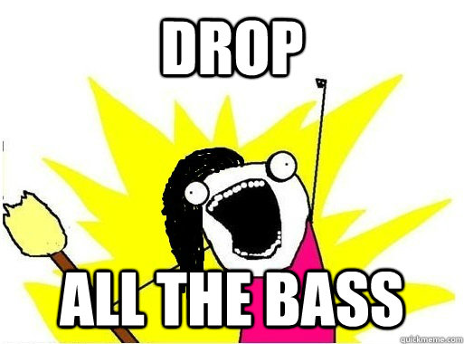 drop all the bass - drop all the bass  Skrillex!