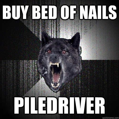 Buy bed of nails PILEDRIVER  Insanity Wolf