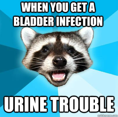 WHEN YOU GET A BLADDER INFECTION URINE TROUBLE  badpuncoon