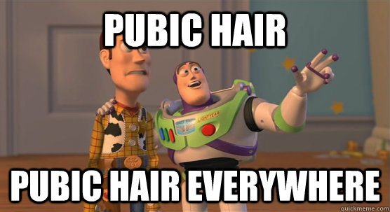 pubic hair pubic hair everywhere  Toy Story Everywhere