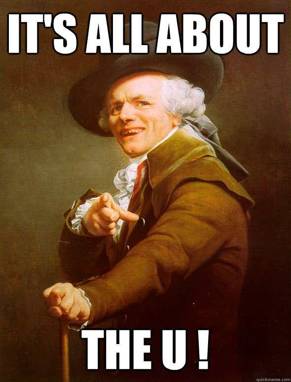 IT'S ALL ABOUT THE U ! - IT'S ALL ABOUT THE U !  Joseph Ducreux