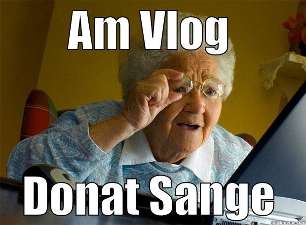 AM VLOG DONAT SANGE Grandma finds the Internet