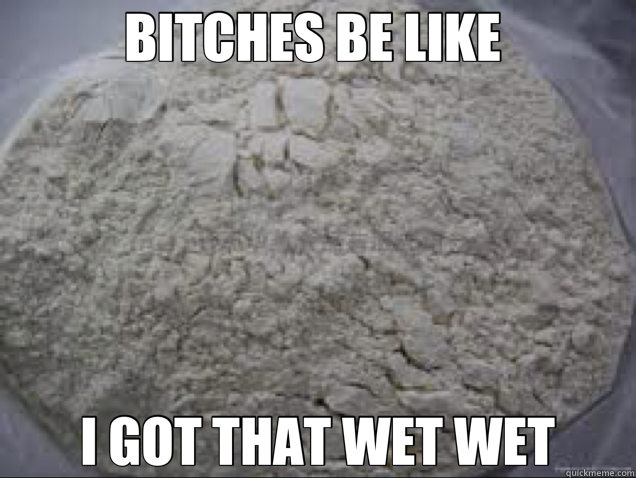 BITCHES BE LIKE  I GOT THAT WET WET - BITCHES BE LIKE  I GOT THAT WET WET  bitches