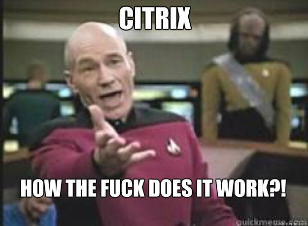 CITRIX How the fuck does it work?!  What the Fuck