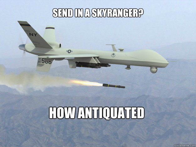Send in a Skyranger? How Antiquated  empathy drone