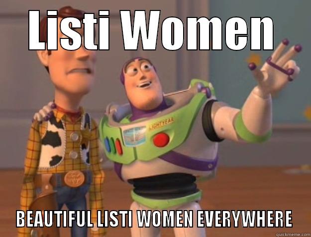 LISTI WOMEN BEAUTIFUL LISTI WOMEN EVERYWHERE Toy Story