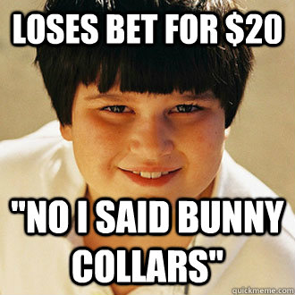 loses bet for $20 
