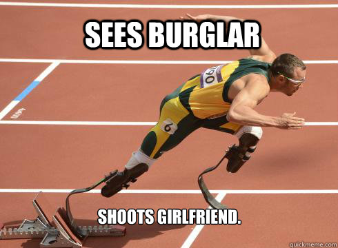 Sees Burglar Shoots Girlfriend.  