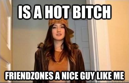 Is a hot bitch friendzones a nice guy like me  Scumbag Stacy