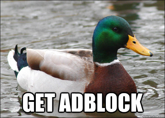  Get adblock  Actual Advice Mallard