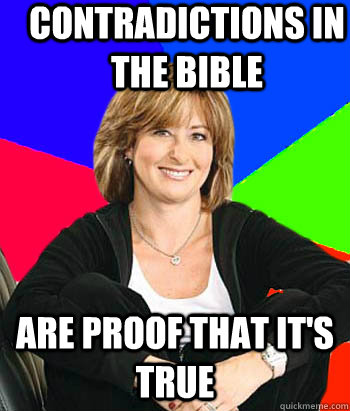 Contradictions in the Bible Are proof that it's true  Sheltering Suburban Mom