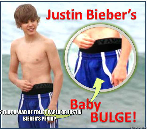 is that a wad of toliet paper or justin bieber's penis? - is that a wad of toliet paper or justin bieber's penis?  does justin bieber have a penis