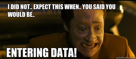 Image result for data star trek meme